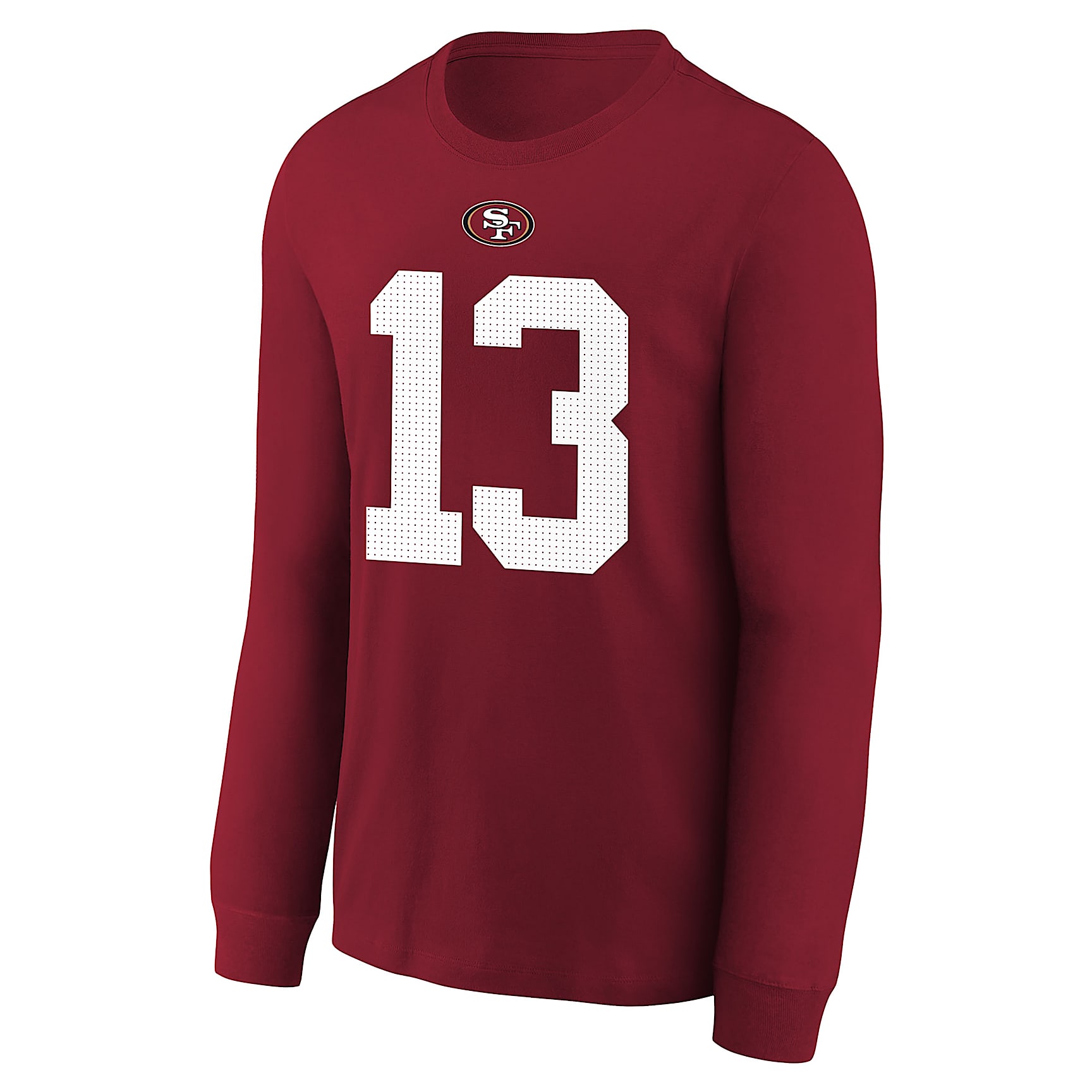 San Francisco 49ers Brock Purdy Big Kids' Long-Sleeve NFL T-Shirt